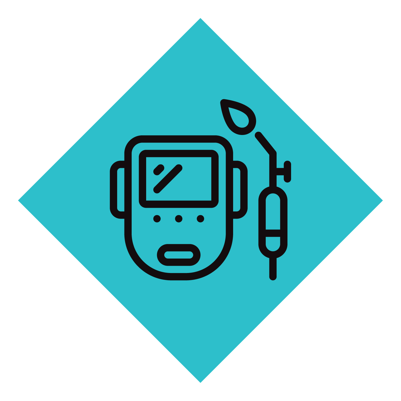 A device with a cable icon