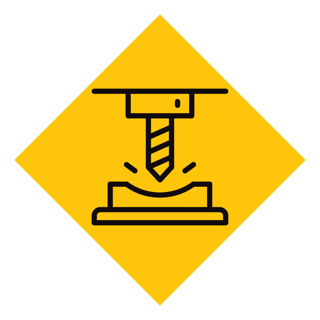 A drill icon