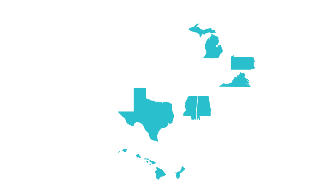 U.S. map of MEERA locations